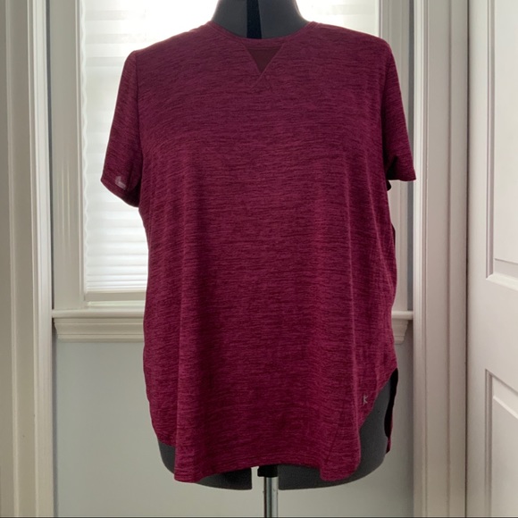 Danskin Tulip-Hem Athletic Tee w/ Mesh Detail NWT - Picture 7 of 8